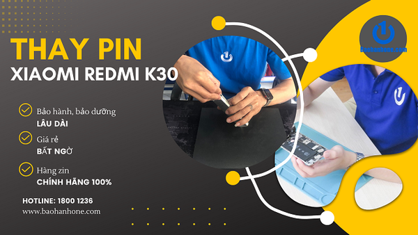 Dấu hiệu thay pin smartphone Xiaomi