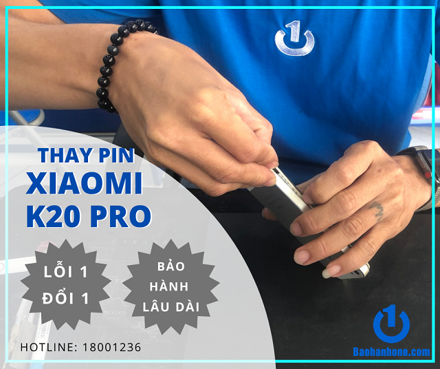 Cam kết thay pin Xiaomi K20 Pro giá rẻ tại Bảo Hành One