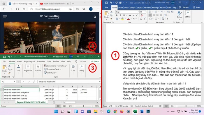 Tùy chỉnh kích thước chia đôi màn hình Windows 11