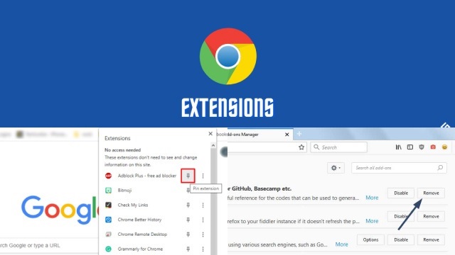 Xóa bỏ tiện ích mở rộng không cần thiết