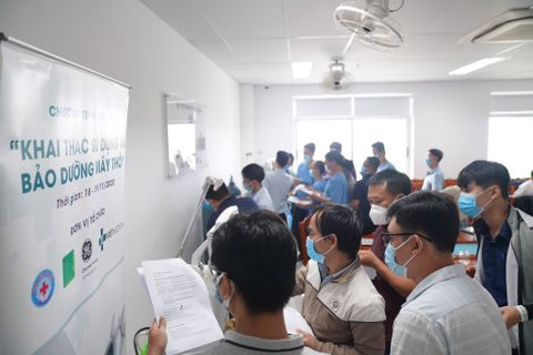 Tiền Hội nghị TTBYT 2020, BV Đà Nẵng: MiniBME khai thác sử dụng và bảo dưỡng máy thở R860