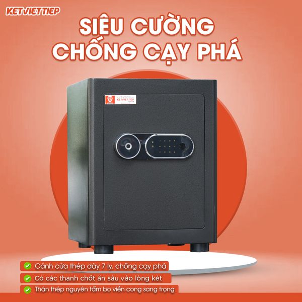 Két sắt siêu cường Việt Tiệp SCT50 khóa vân tay điện tử chính hãng