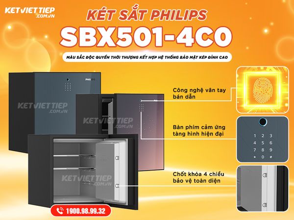 két sắt thông minh Philips - sbx501 5C0