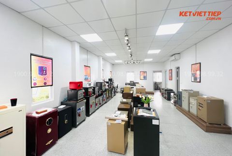 Showroom trưng bày địa chỉ bán két sắt tại Hà Nội