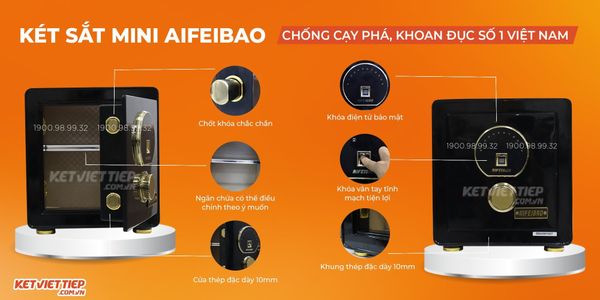 két sắt đúc đặc TS36 VÂN TAY ĐIỆN TỬ