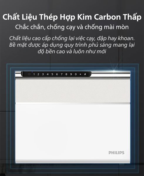 Két sắt mini thông minh Philips SBX102