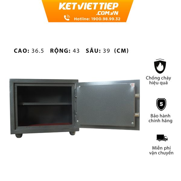 bên trong két sắt mini