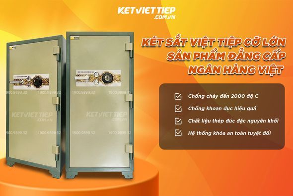 két sắt ngân hàng chống cháy K370NHA1 cao cấp