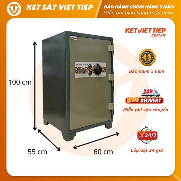 két sắt ngân hàng việt tiệp cao cấp chống cháy nổ chống cậy phá caocấp