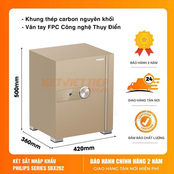 Két sắt thông minh Phillips SBX202 5C0