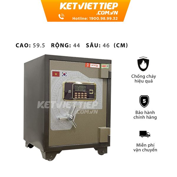 KÉT SẮT VIÊT TIỆP SIÊU CƯỜNG KVTSC45 ĐIỆN TỬ CHỐNG CHÁY cao cấp