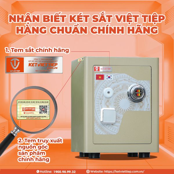 Két sắt Mini siêu cường Việt Tiệp KVTSC166 Khóa Cơ Đổi Mã