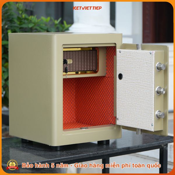 Két sắt Mini siêu cường Việt Tiệp KVTSC166 Khóa Cơ Đổi Mã