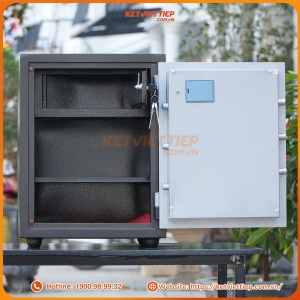 Két Sắt Việt Tiệp KVT58VTDT Khóa Vân Tay Điện Tử Thông Minh