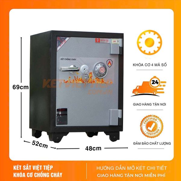 két sắt Việt Tiệp KV45 khóa cơ thường