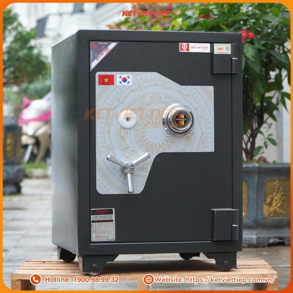Két sắt Việt Tiệp Siêu Cường KVTSC45 khóa cơ đổi mã chống cháy chống trộm cao cấp
