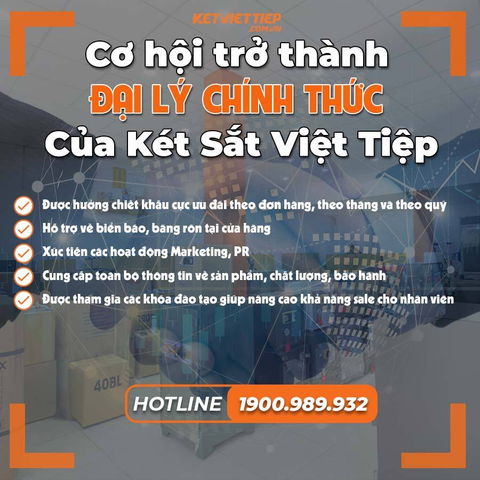 tuyển đại lý nhà phân phối két sắt Việt Tiệp