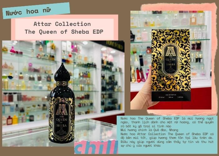 Mùi hương nước hoa nữ Attar Collection The Queen of Sheba EDP