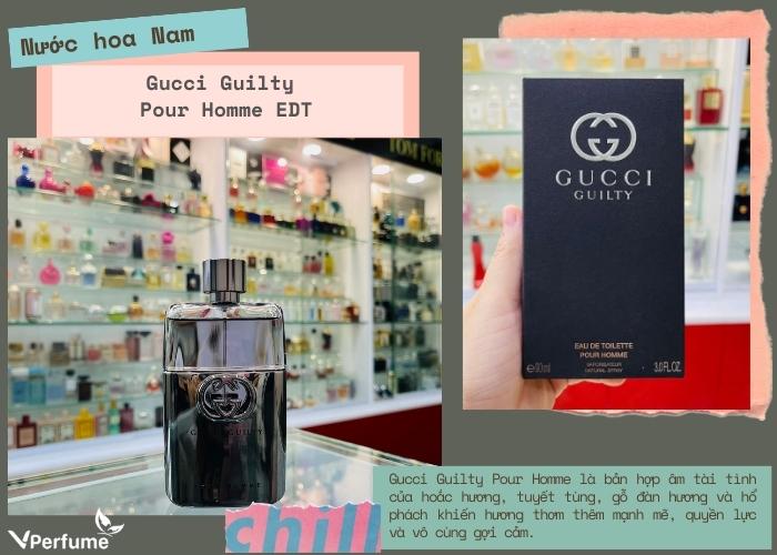 Mùi hương nước hoa Gucci Guilty Pour Homme EDT