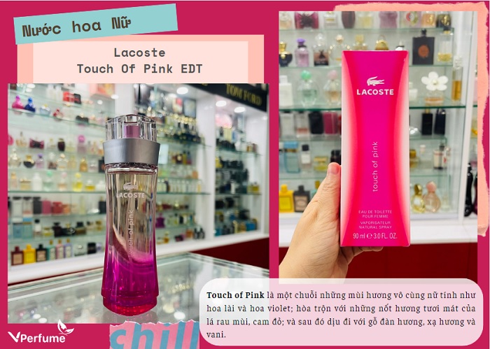 Mùi hương nước hoa Lacoste Touch Of Pink