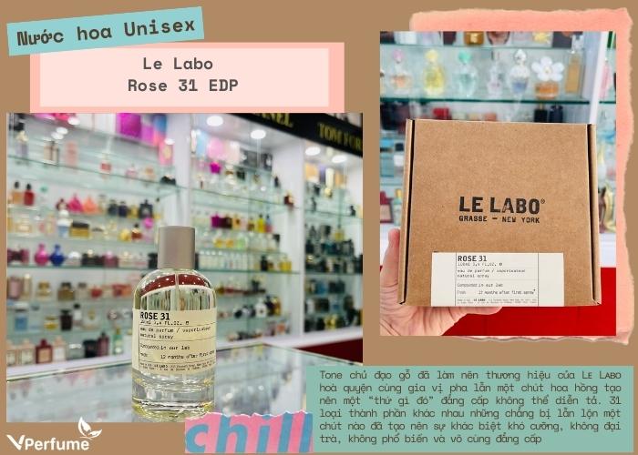 Mùi hương nước hoa Le Labo Rose 31