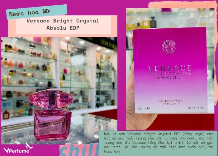 Mùi hương nước hoa Versace Bright Crystal Absolu