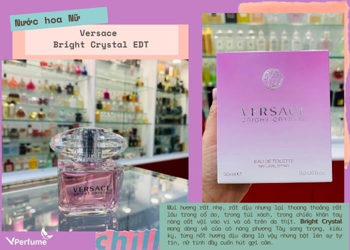 Mùi hương nước hoa Versace Bright Crystal