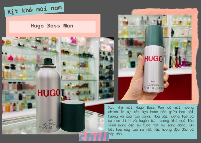 Mùi hương của xịt khử mùi Hugo Boss Bottled