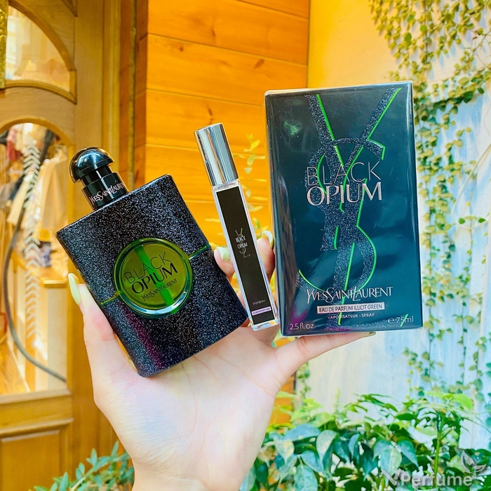 Mùi hương nước hoa Yves Saint Laurent Black Opium Illicit Green