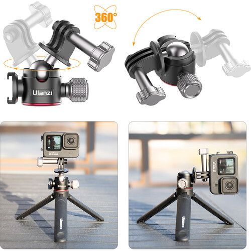 Ulanzi U 130 Universal Ball Head for Action Cameras Máy Ảnh Máy