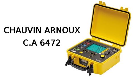 Máy đo điện trở tiếp địa Chauvin Arnoux C.A 6472