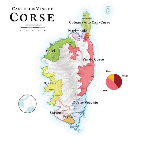 Khám phá vùng rượu vang Corse, Pháp