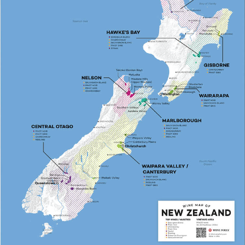 Khám phá các vùng rượu vang của New Zealand
