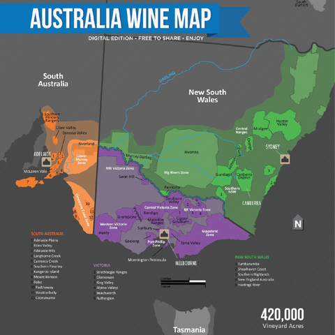 Khám phá vùng rượu vang Úc