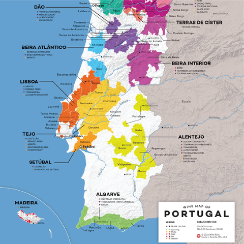 Khám phá các vùng rượu vang Bồ Đào Nha