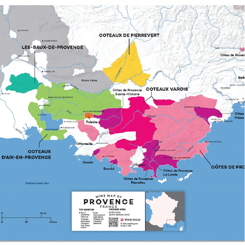 Khám phá vùng rượu vang Provence, Pháp