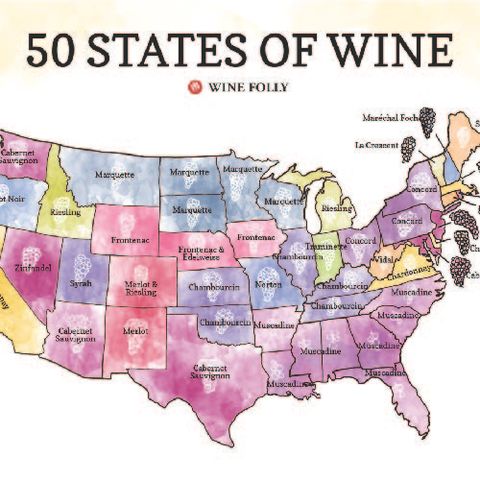 Khám phá các vùng rượu vang của Mỹ
