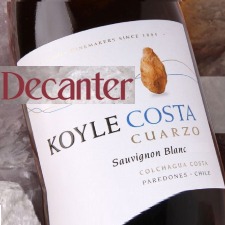 Costa Cuarzo Sauvignon Blanc 2018 của Vina Koyle được Decanter danh tiếng bầu chọn