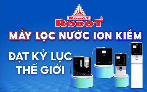 Máy lọc nước iON kiềm ROBOT, tích hợp nước Nóng thông minh – Độc Đáo Nhất Thị Trường, ưu đãi sốc chỉ còn 19.000.000đ