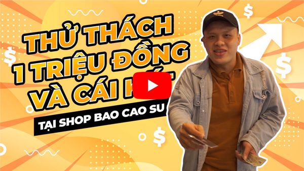 Thử Thách Cầm 1 Triệu Đồng Vào Shop Bao Cao Su | G - Channel