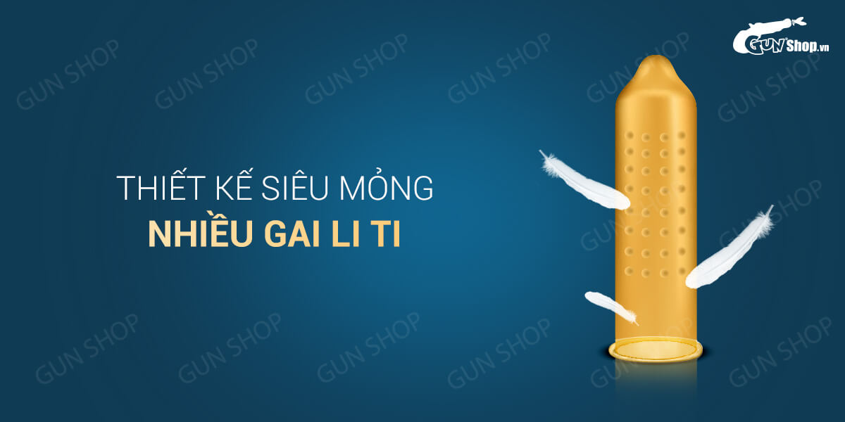 Bao cao su OLO 0.01 Đồng Hồ Vàng chính hãng giá rẻ tại gunshop.vn