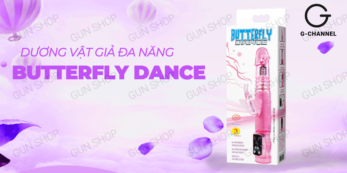 Dương vật giả Butterfly Dance cao cấp chính hãng tại gunshop.vn