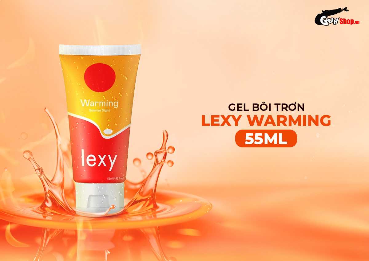 Gel bôi trơn ấm nóng Lexy Warming chính hãng, giá rẻ tại Gunshop
