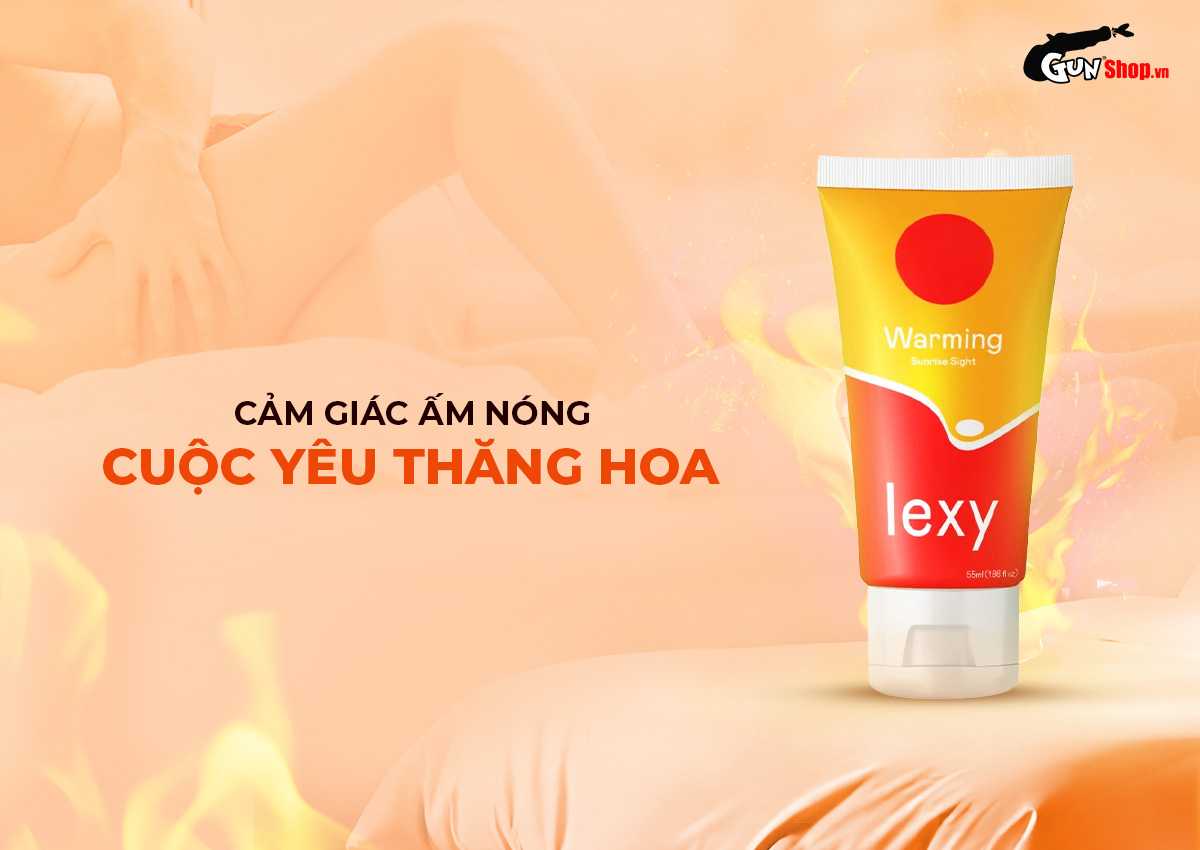 Gel bôi trơn ấm nóng Lexy Warming chính hãng, giá rẻ tại Gunshop