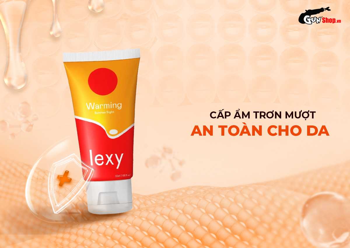 Gel bôi trơn ấm nóng Lexy Warming chính hãng, giá rẻ tại Gunshop