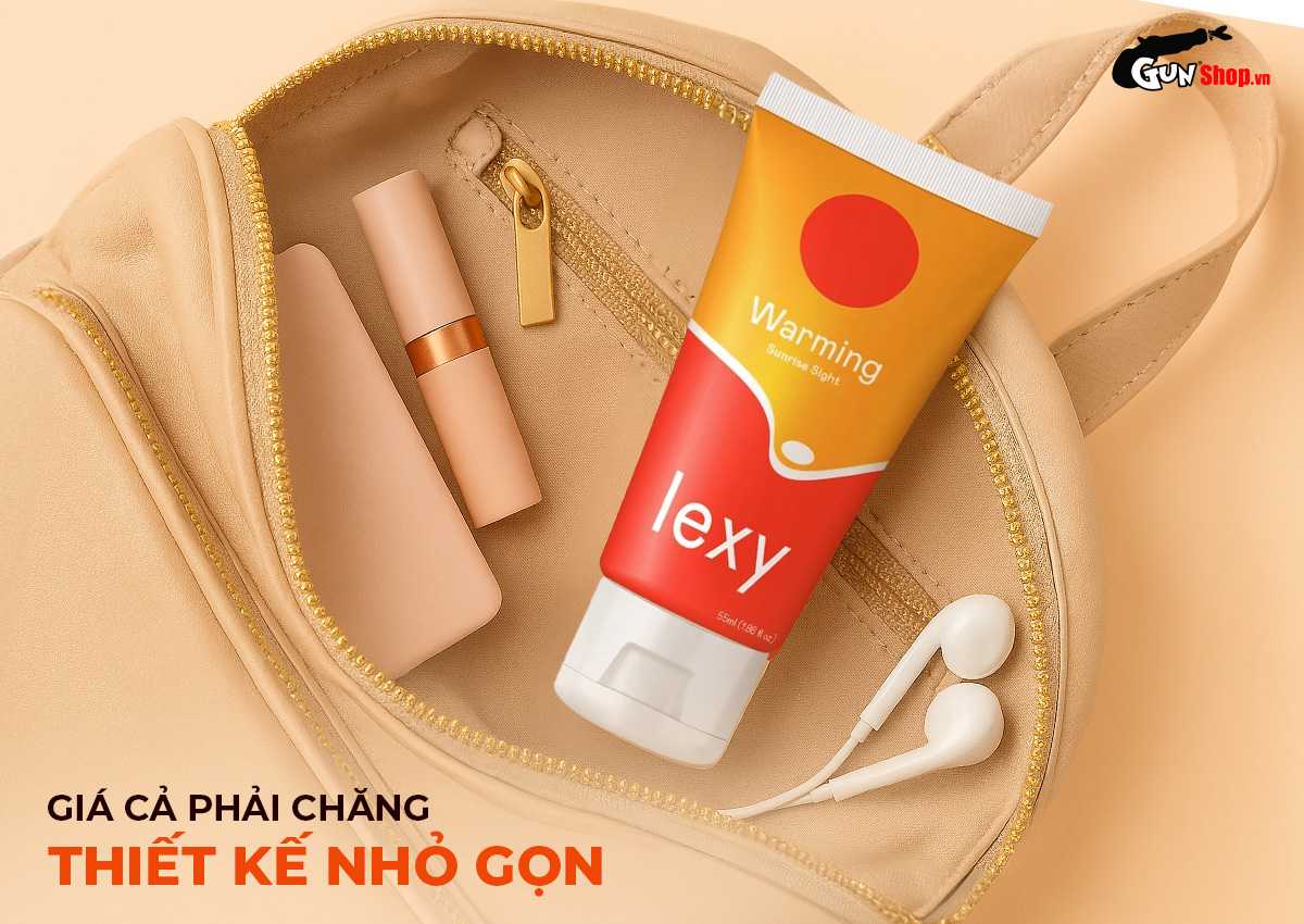 Gel bôi trơn ấm nóng Lexy Warming chính hãng, giá rẻ tại Gunshop