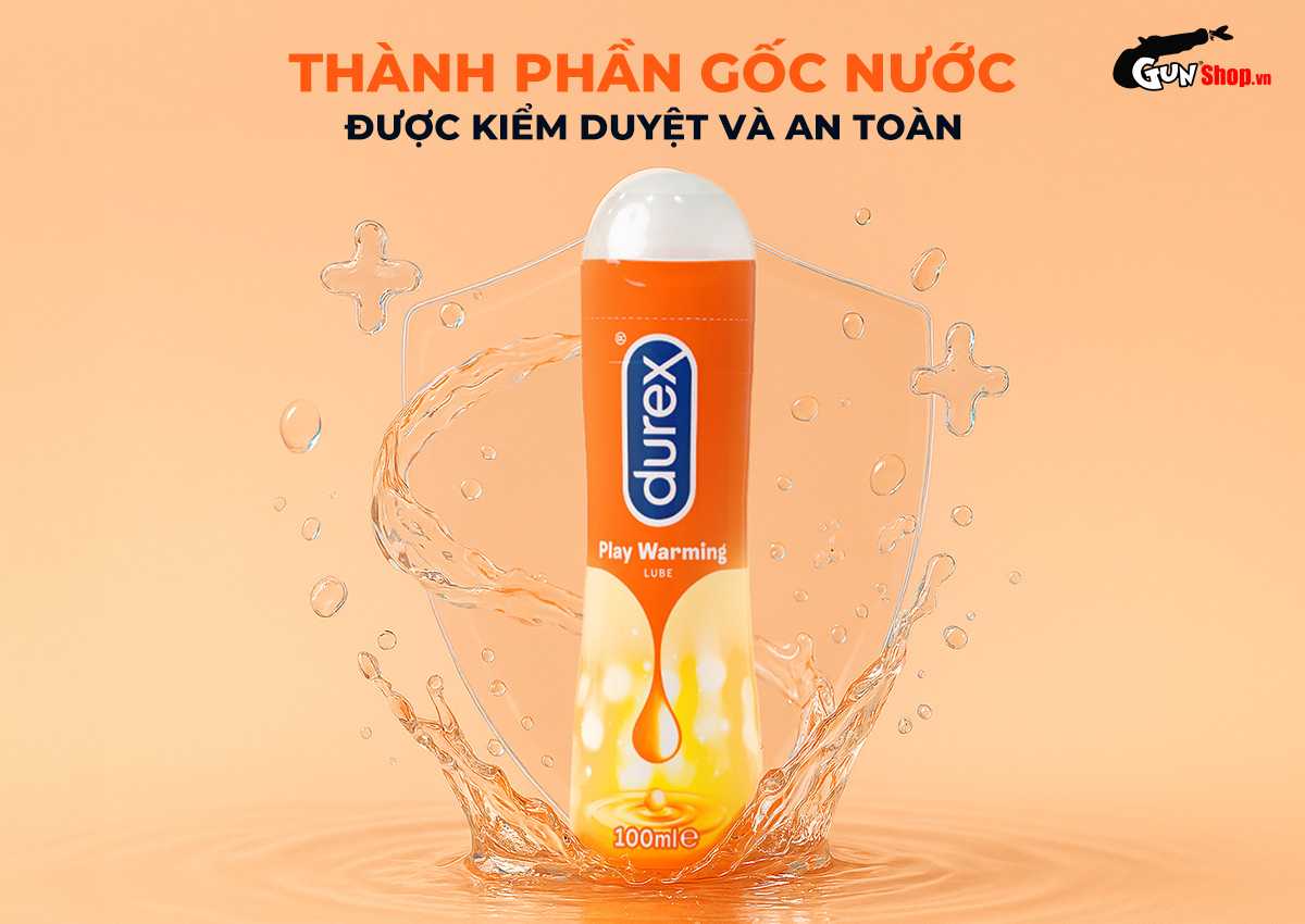 Gel bôi trơn ấm nóng Durex Warming chính hãng giá rẻ tại Gunshop.vn