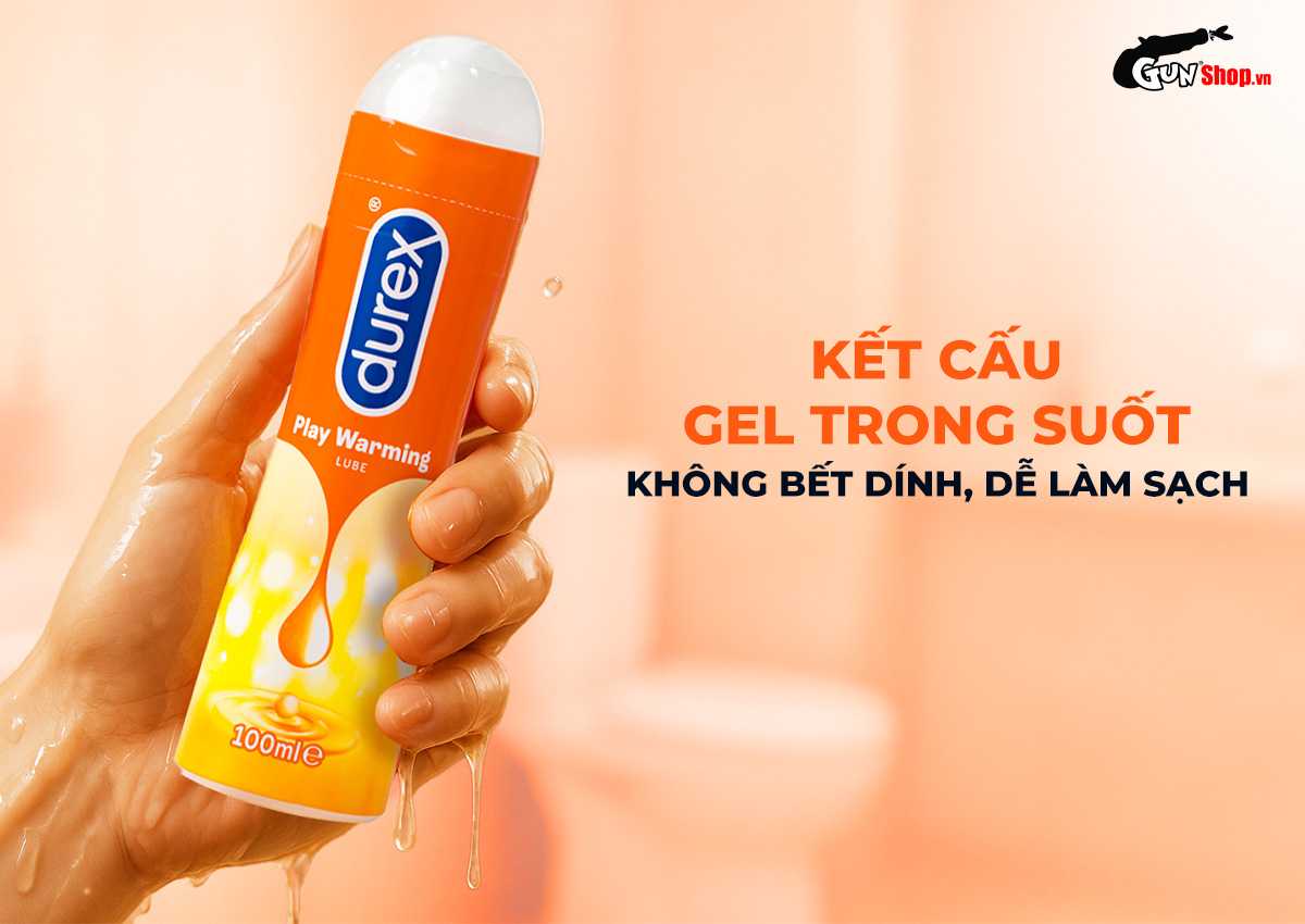 Gel bôi trơn ấm nóng Durex Warming chính hãng giá rẻ tại Gunshop.vn