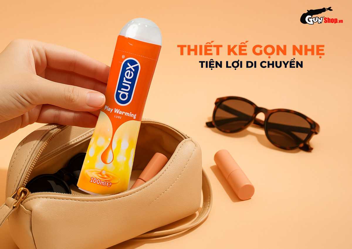 Gel bôi trơn ấm nóng Durex Warming chính hãng giá rẻ tại Gunshop.vn