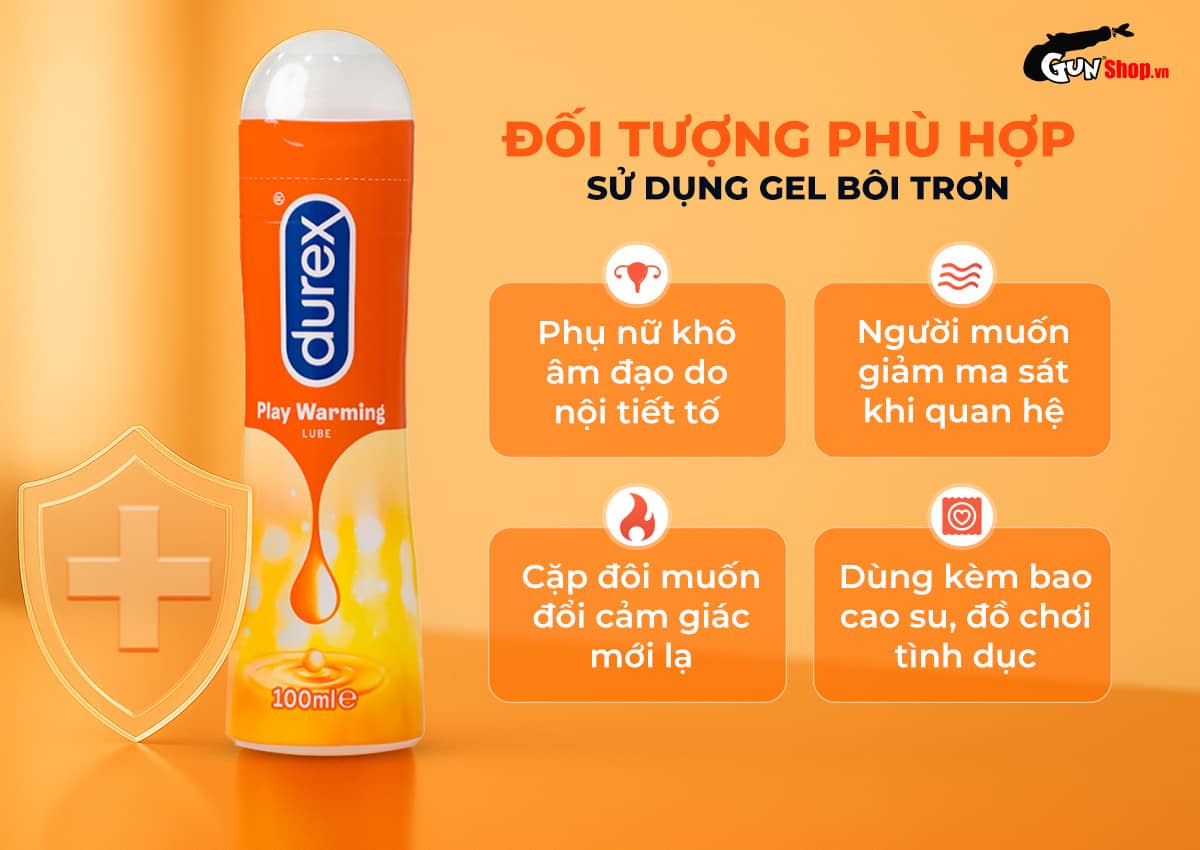 Gel bôi trơn ấm nóng Durex Warming chính hãng giá rẻ tại Gunshop.vn